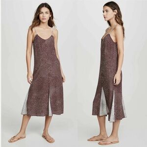 Rag & Bone Didre Polka Dot Slip Dress
